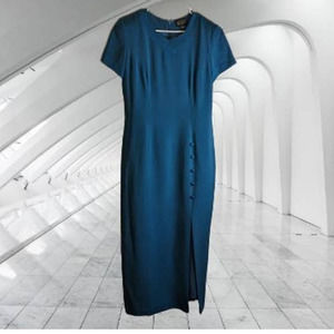 MXI 10 vintage silk maxi dress
